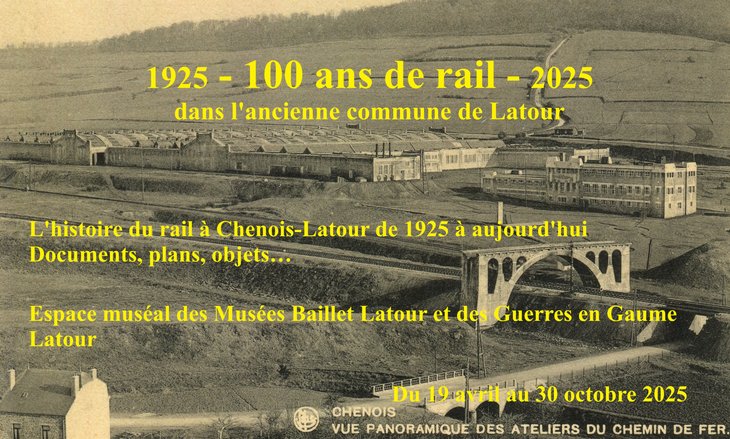 Expositions 100 de rail dans l ancienne commune Latour