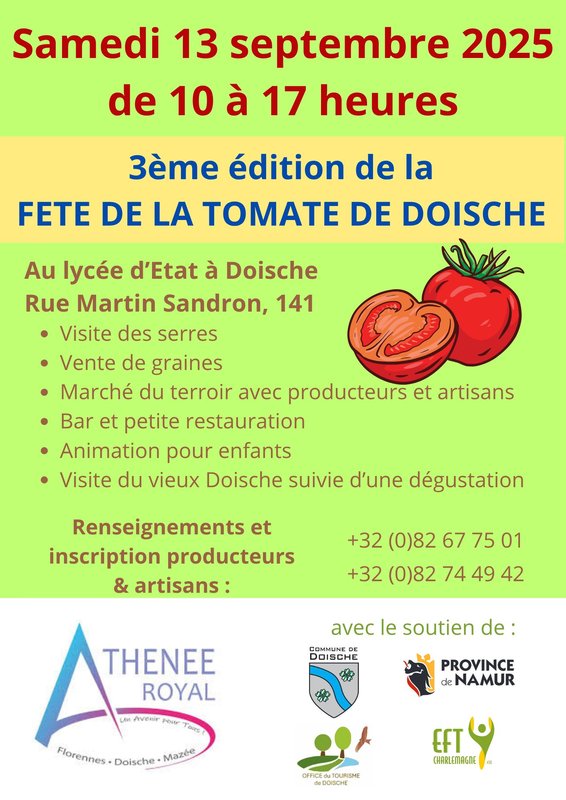 Loisirs Fête la Tomate Doische