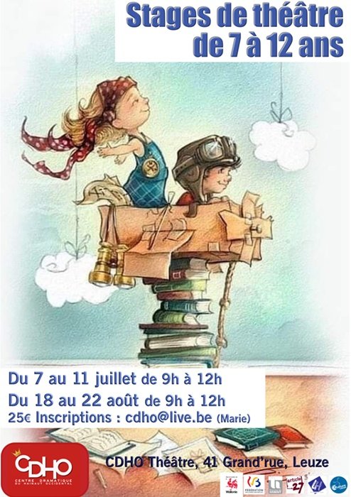Stages,cours Stage théâtre enfants
