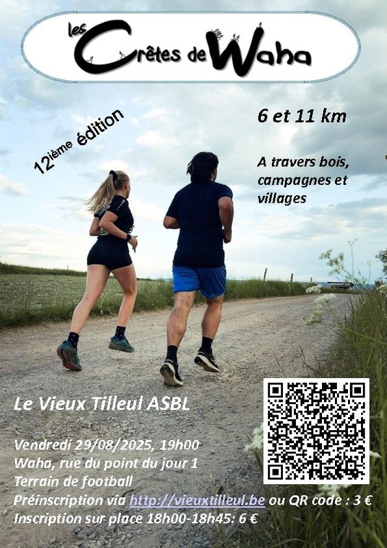 Loisirs Jogging - Crètes Waha (12ème Edition)