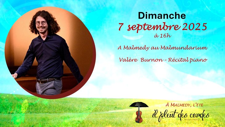 Concerts Récital Valère Burnon