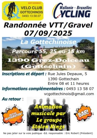 Loisirs Randos et Gravel Gottechinoise 