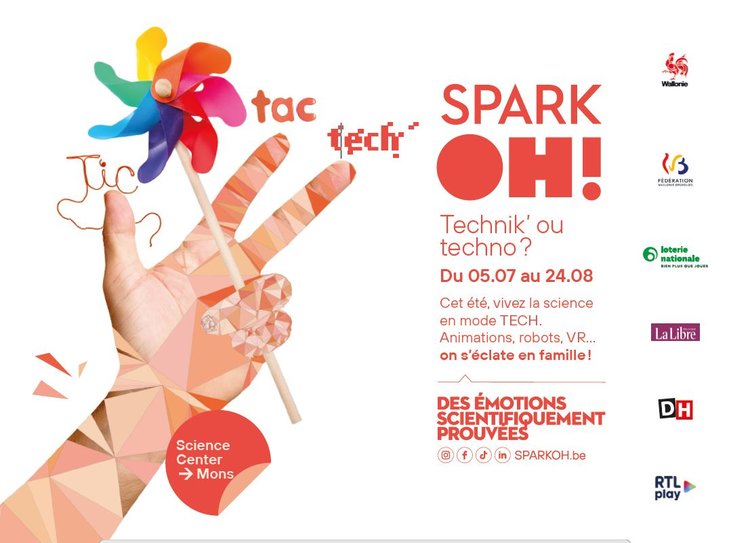 Expositions Tic, Tac, Tech L’été techno & famille Sparkoh 