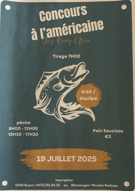 Loisirs Concours peche americaine