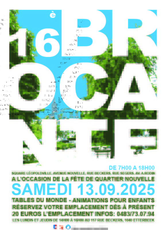  Festival saveurs - ème brocante