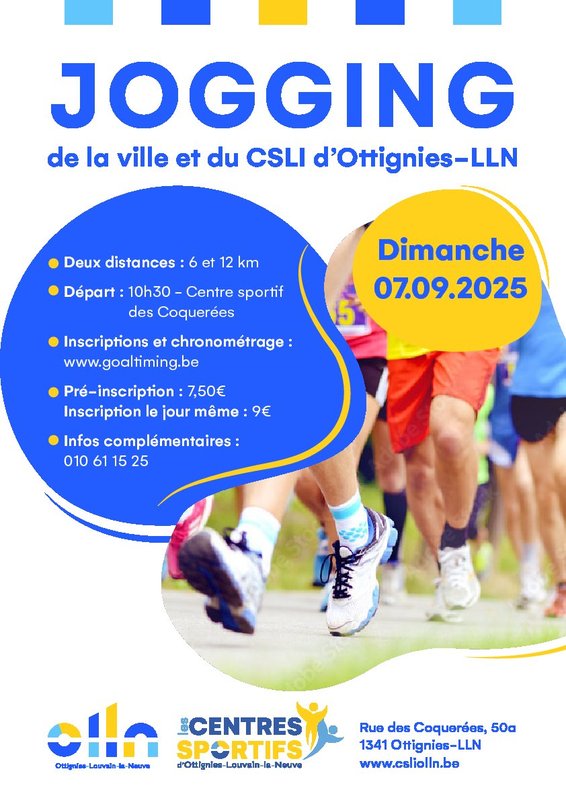 Loisirs Jogging la ville du csli d ottignies -lln