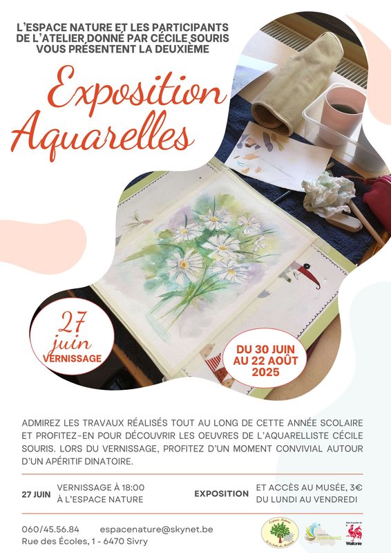 Expositions Aquarelles - Cécile Souris