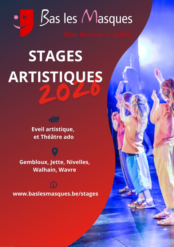 Stages,cours Stage d éveil artistique Gembloux Aout