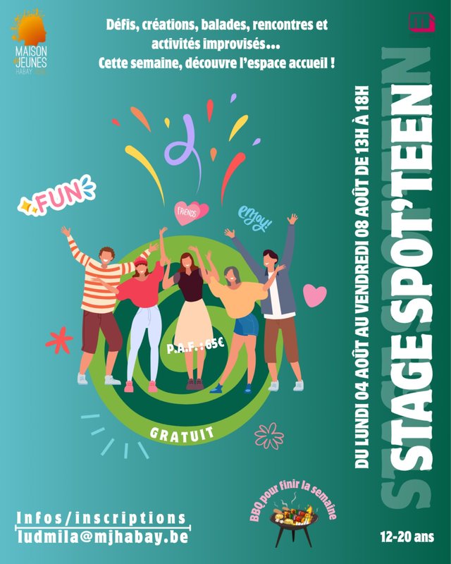 Stages,cours Stage Spot teen
