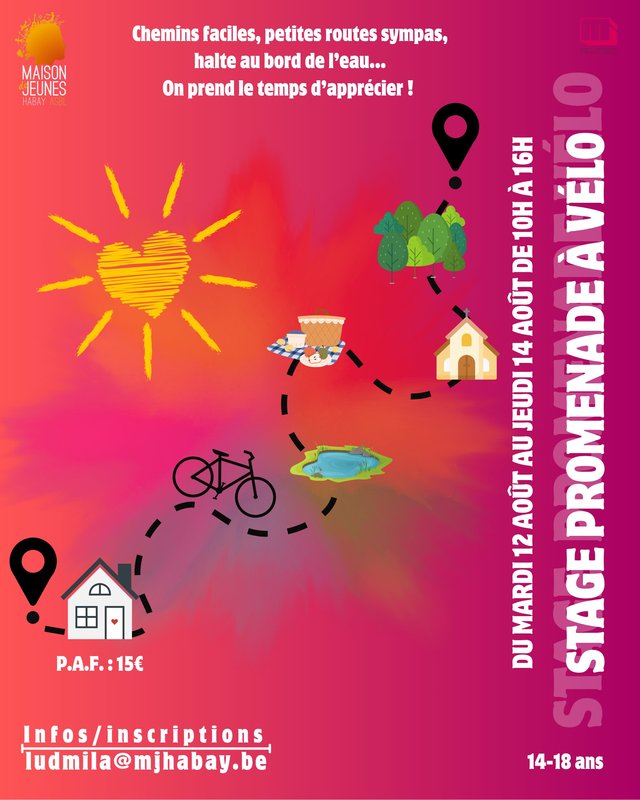 Stages,cours Stage découverte ta commune vélo