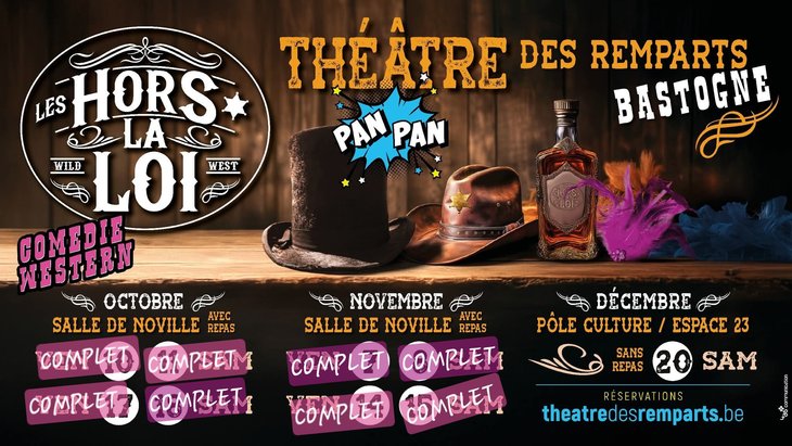 Spectacles Théâtre  Les Hors-la-loi  F. Vachon le T.D.R.