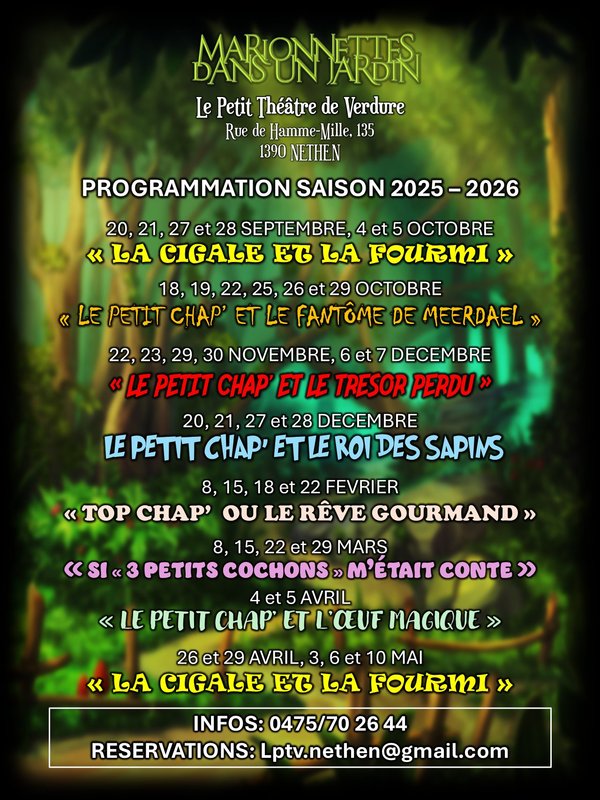 Spectacles Programmation Saison   -2026
