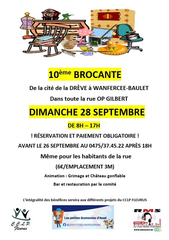  10ème Brocante la Drève