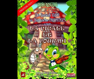 Stages,cours La cigale la fourmi