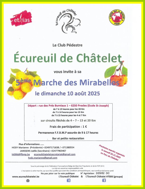 Loisirs Marche Mirabelles
