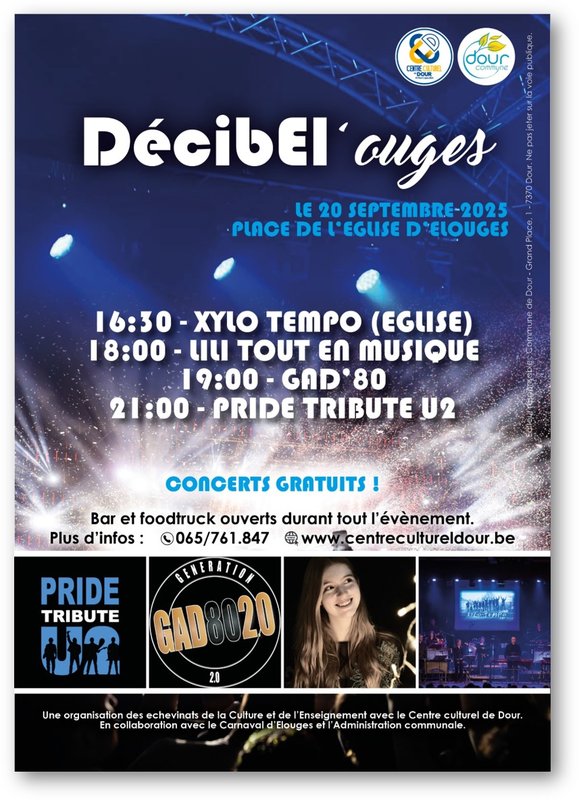 Concerts Décibel ouges
