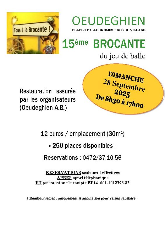  15ème Brocante Club Balle Pelote