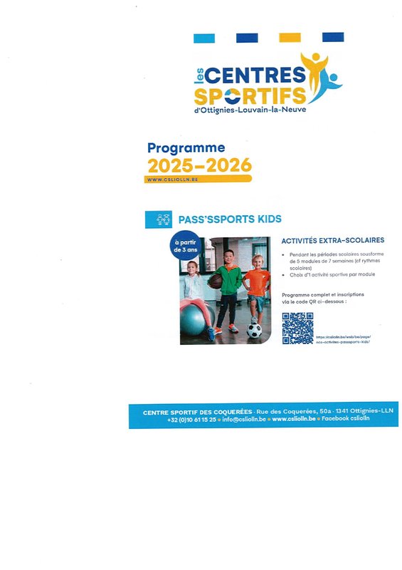 Stages,cours Activités extra-scolaires