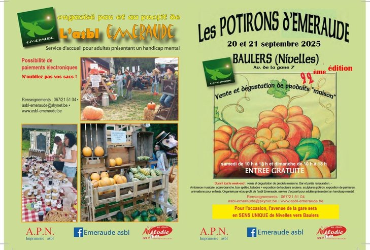 Loisirs Les Potirons d Emeraude