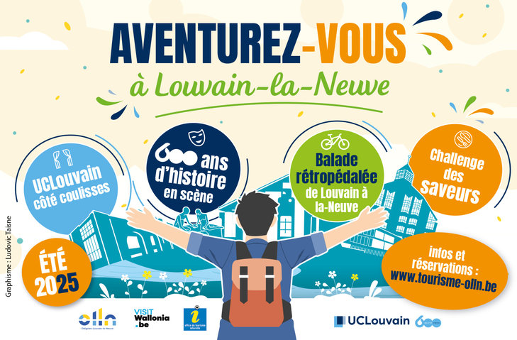 Loisirs Balade rétropédalée Louvain la-Neuve