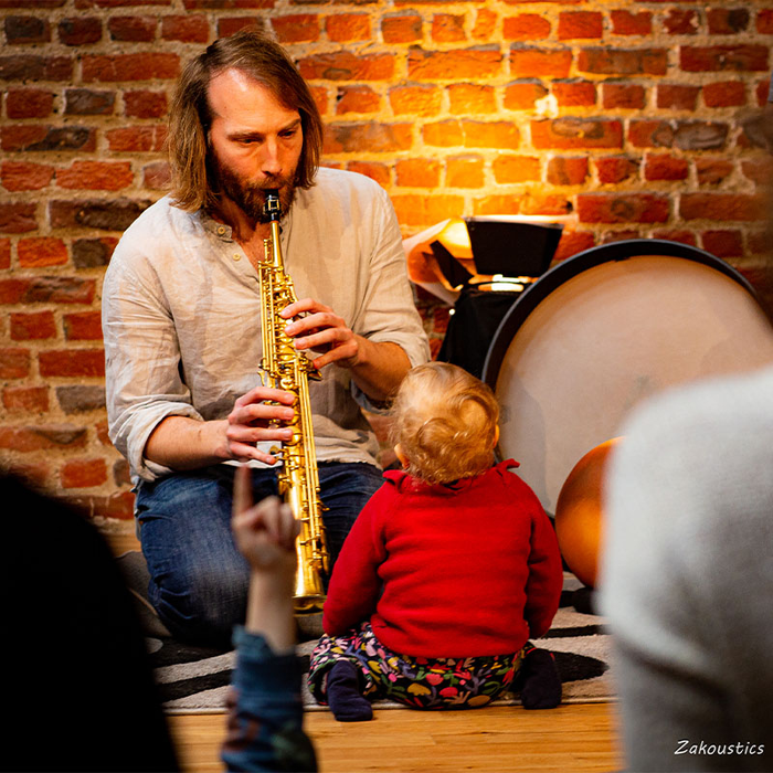 Stages,cours Zakoustics : Saxophone soprano & percussions