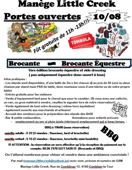 Loisirs Portes ouvertes: Brocante & Brocante equestre
