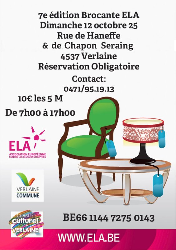  7e édition la brocante Belgique