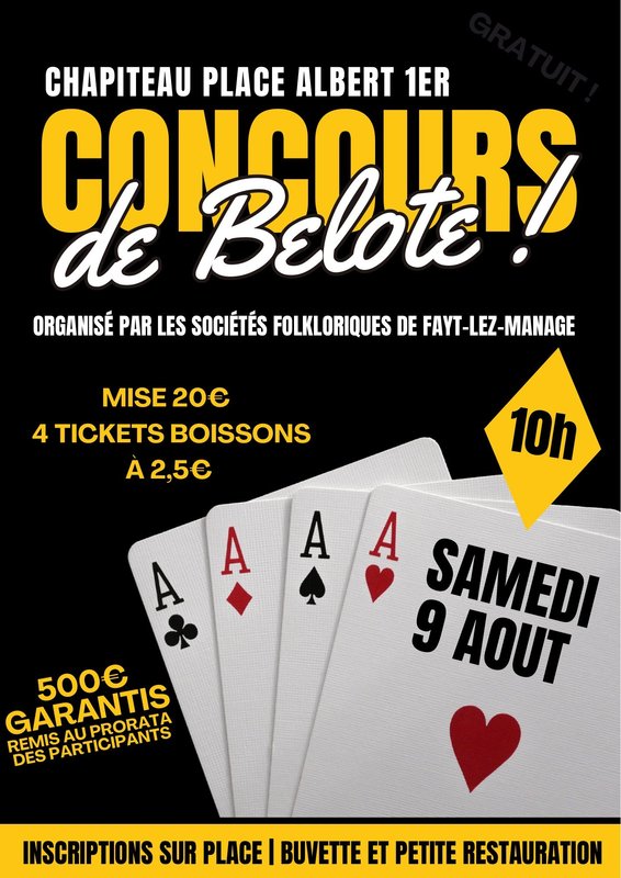 Loisirs Concours belote