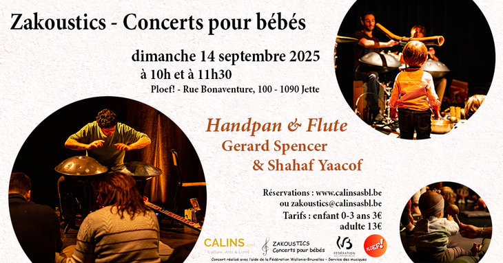 Spectacles Zakoustics - Concerts pour bébés - Ploef - Oud, Percussions & Chant Arabe