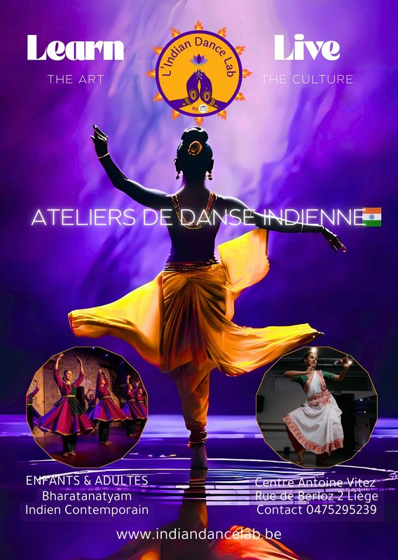 Stages,cours Indian Dance Lab  - Danse indienne Bhartanatyam Bollywood