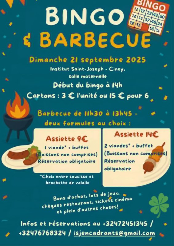 Loisirs Bingo/barbecue