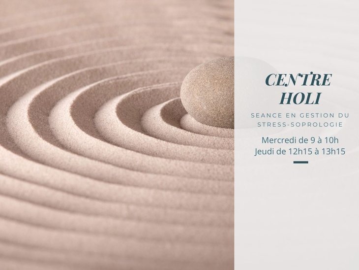 Stages,cours Séance sophrologie gestion stress Jeudi 12h15