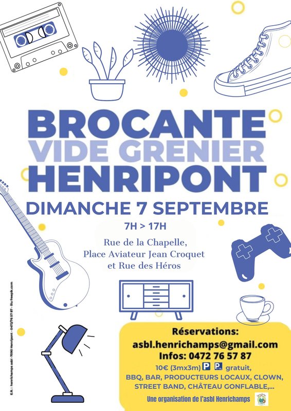  Brocante Vide Grenier d’Henripont