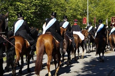 Spectacles Procession cheval Saint Fiacre
