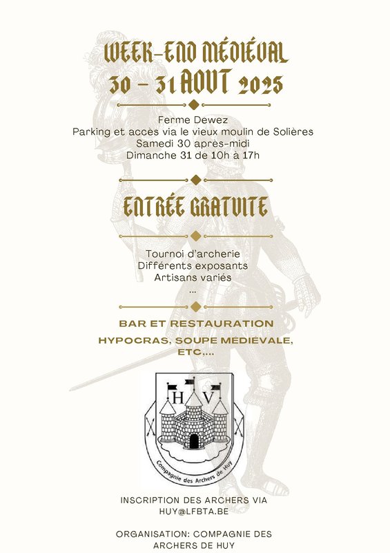 Loisirs Week-end médiéval, Tournoi d’archerie
