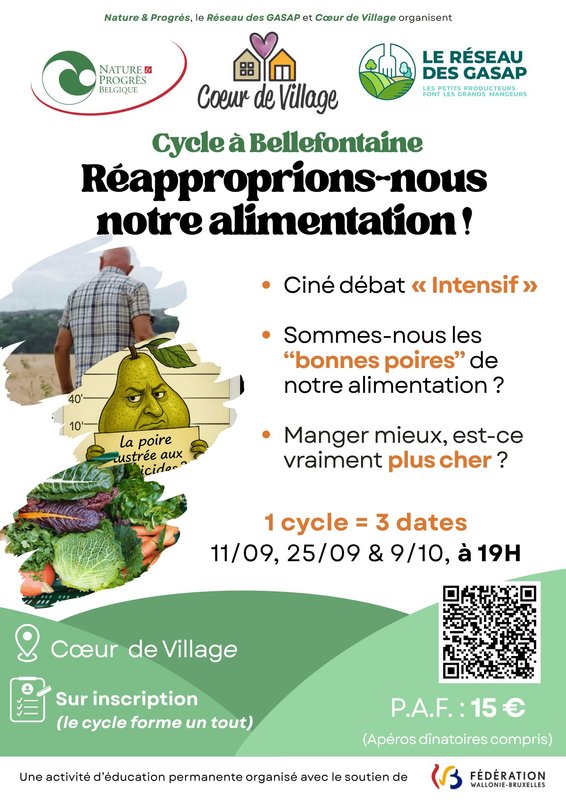 Conférences Réapproprions-nous notre alimentation 