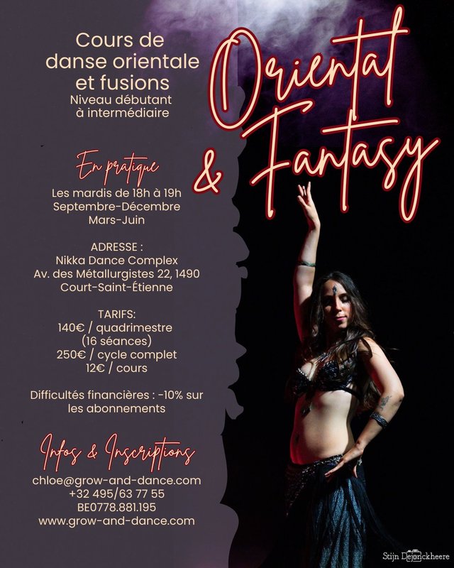 Stages,cours Oriental & fantasy