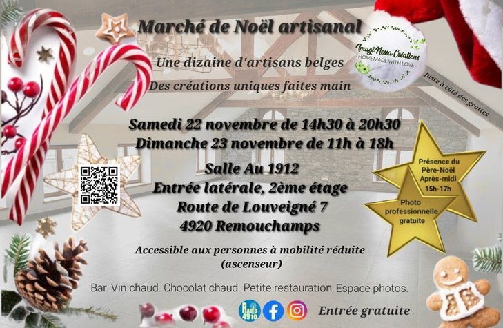 Marchés de Noël Marché Noël artisanal ImagiNessa Créations & Cie