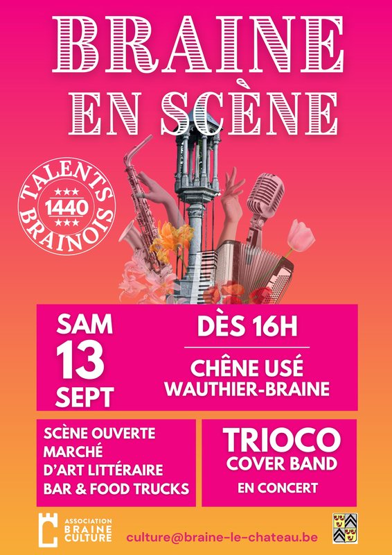 Loisirs Braine Scène - Scène ouverte marché d art littéraire