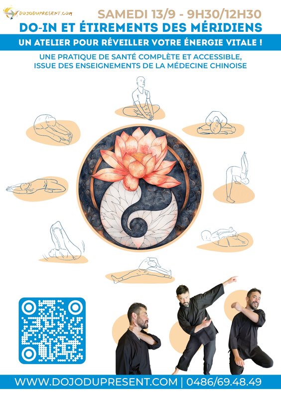 Stages,cours Atelier : Do-In étirements méridiens