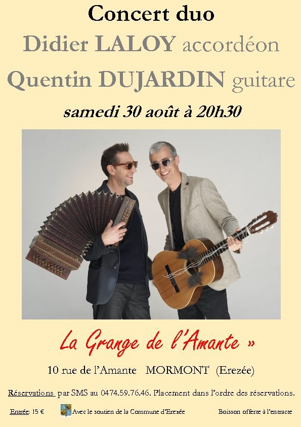 Concerts Concert guitare accordéon