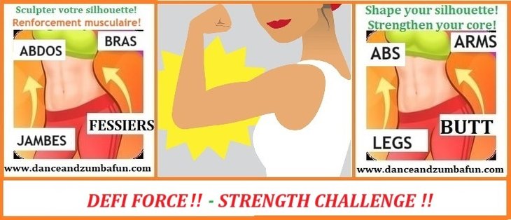 Stages,cours Renforcement musculaire: sculpter votre silhouette