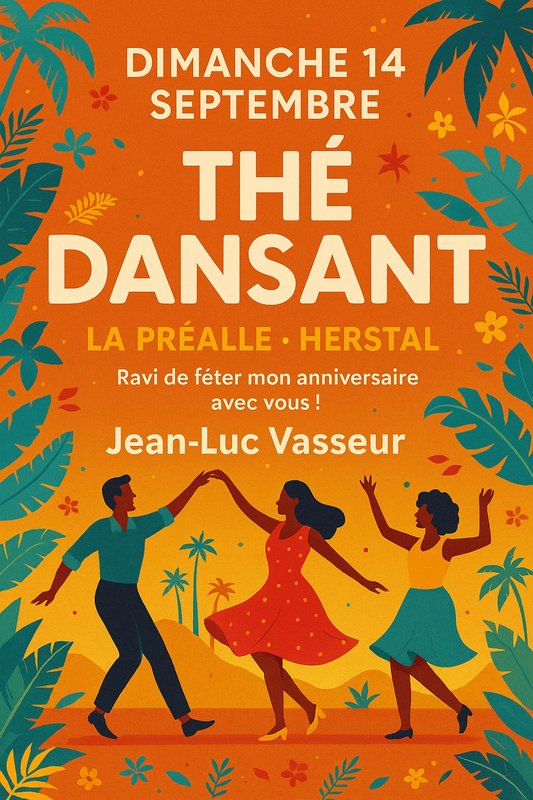 Soirées Thé Dansant Walclub & l anif Jean-Luc