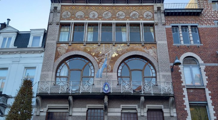 Loisirs De Saint-Gilles Ixelles, diversité sgraffites de l Art nouveau