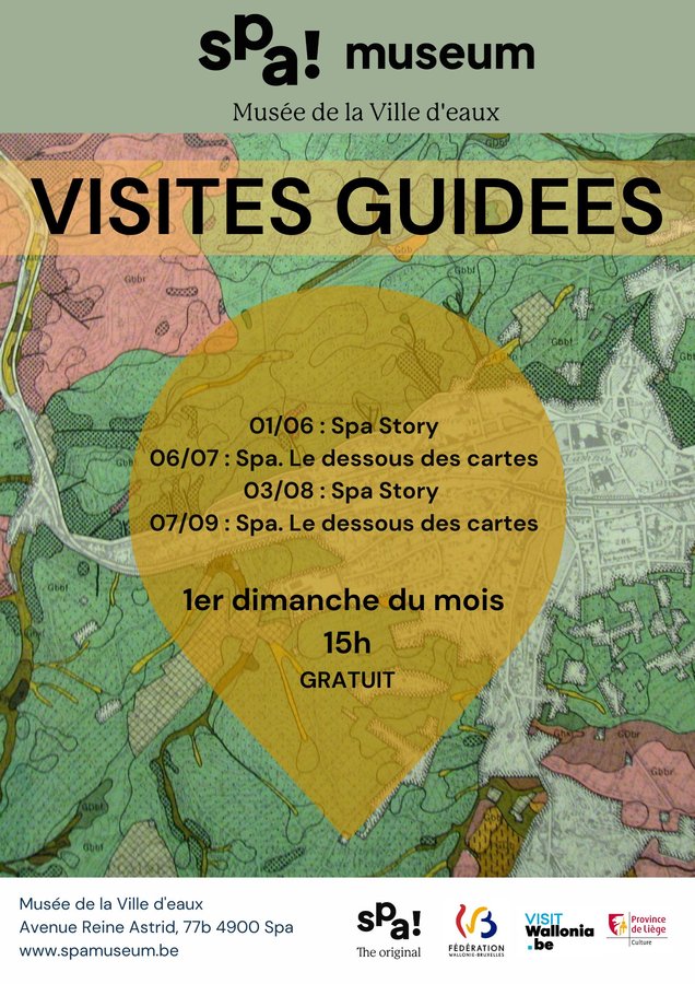 Expositions Visite guidée gratuite l exposition  Spa. dessous cartes 