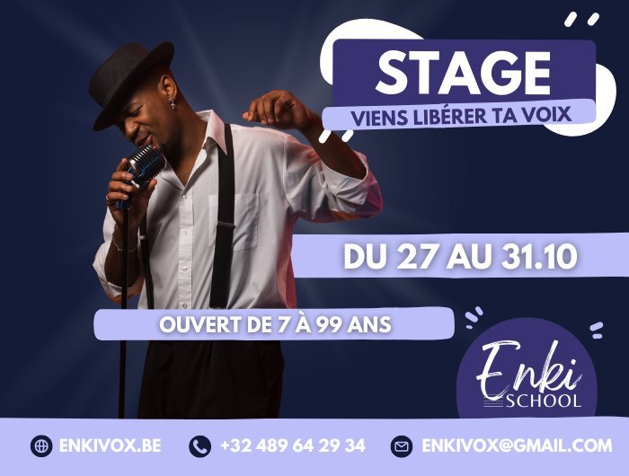 Stages,cours Stage Chant & Présence scénique - Jeunes adultes
