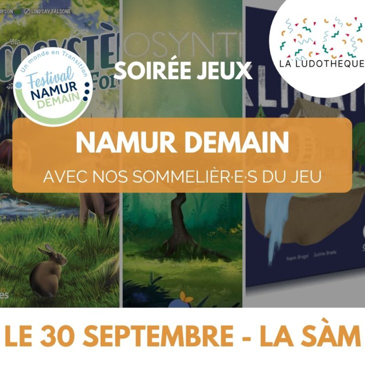 Loisirs Ludo Apéro  Namur Demain 