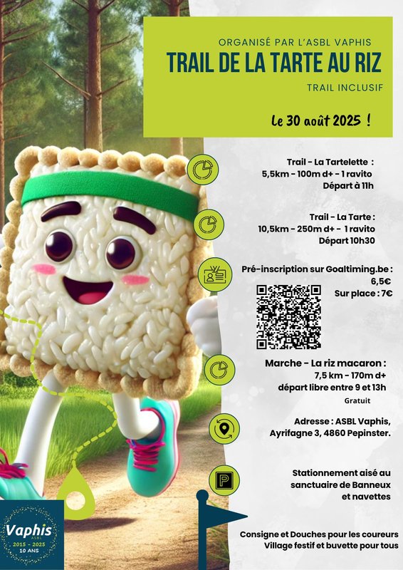 Loisirs Trail la Tarte Riz