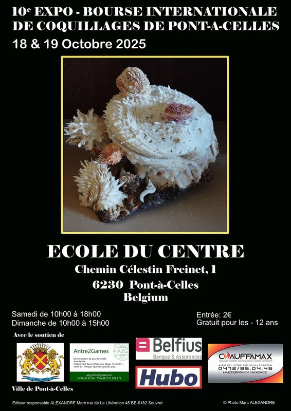 Loisirs Bourse/Expo Internationale coquillages