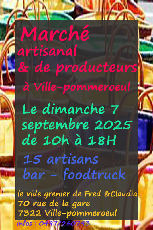Loisirs Marché artisanal de producteurs  ✨